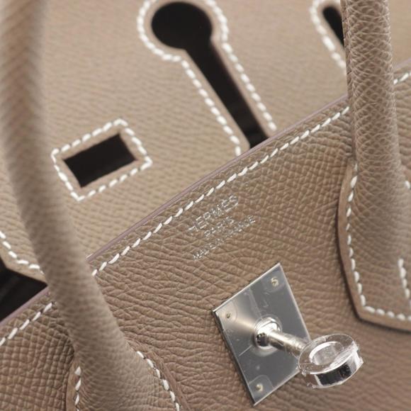 Hermes HERMES Birkin 25 Etoupe Handbag Bag Epsom Leather Women's Brown - Picture 5 of 8